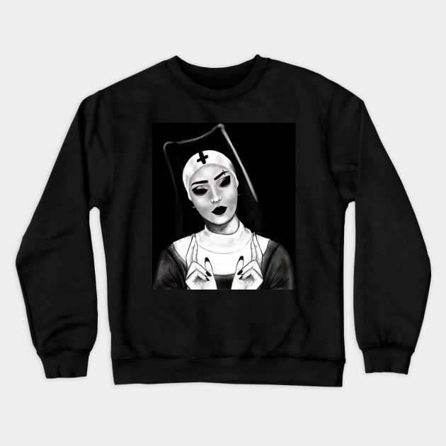 Join The Dark Side Crewneck Sweatshirt by chelbi_mar